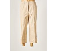 claude bauer pantalons femme de couleur beige 44
