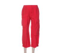 claude bauer pantalons femme de couleur rouge 38