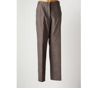 claude bauer pantalons femme de couleur vert