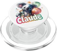 Claude - Beau nom de garçon avec Un Mignon Koala PopSockets PopGrip pour MagSafe