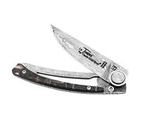 CLAUDE DOZORME - 4925 - LE THIERS DOZORME LINER LOCK CORNE DE BELIER 11CM DAMAS