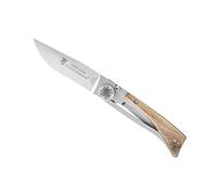 Claude Dozorme Cdozorme 4954.ny Couteau Alpin, lame acier X50CrMoV15 à cran intérieur, manche 10 cm habillage noyer,