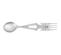 Claude Dozorme Fourchette et cuillère Forkspinner acier X50CrMov15 16,5 cm 6 fonctions Multicolore