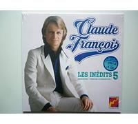 Claude François - Claude François vinyle 25cm + cd Les Inédits 5 (Maquettes, Versions Alternatives). Vinyle Blanc. Edition limitée 1000exemplaires