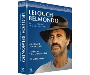 Claude Lelouch/Jean-Paul Belmondo : Un Homme Qui me plaît + Itinéraire d'un Enfant gâté + Les Misérables / Claude Lelouch and Jean-Paul Belmondo Collection ( Un homme qui me plaît / Itinérai (Blu