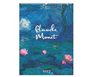 Claude Monet 2027: Kunstkalender 42x56 cm mit Meisterwerken des Impressionismus und sprachneutralem Kalendarium