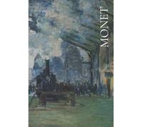 Claude Monet Art Journal: Arrival of the Normandy Train, Gare Saint-Lazare, (1877) | Impressionist Masterpiece | College Ruled Notebook | 6 x 9 in