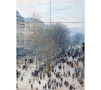 Claude Monet Boulevard Des Capucines XL Giant Panel Poster (8 Sections) Affiche