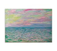 Claude Monet coucher de soleil paysage marin paysage abstrait peinture sur toile impressions affiche mur Art photo pour salon décor 70x90 cm sans cadre
