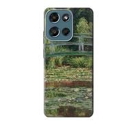 Claude Monet Footbridge and Water Lily Pool Etui Coque Housse pour Motorola Moto G (2026), G Play (2026)