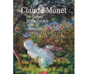 Claude Monet - Im Garten. Kalender 2024 mit den schönsten Gartenbildern des Impressionisten aus den Museen der Welt. Wandkalender 2024 Großformat für Kunstliebhaber. 46x55 cm: Im Garten