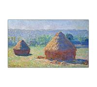 Claude Monet Kit de peinture 5D pour meules de foin à faire soi-même Décoration murale 40,6 x 50,8 cm