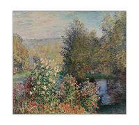 Claude Monet Kit de peinture à l'huile par numéros pour adultes Un coin du jardin à Montgeron