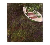 Claude Monet Kit de peinture par numéros pour adultes Motif bateau à rames