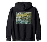 Claude Monet La Grenouillere Sweat à Capuche