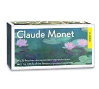 Claude Monet Memo | Gedächtnisspiel mit 36 Motiven des berühmten Impressionisten | Matching Game with 36 motifs by the famous Impressionist