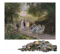 Claude Monet Parc Monceau Puzzle en Bois pour Adultes | Le repérage visuel et le tri - une méthode de montage claire à la maison.