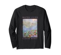 Claude Monet Peinture Florale emblématique des nénuphars Manche Longue