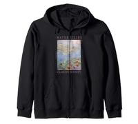 Claude Monet Peinture Florale emblématique des nénuphars Sweat à Capuche