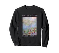 Claude Monet Peinture Florale emblématique des nénuphars Sweatshirt