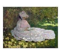Claude Monet Springtime XL Giant Panel Poster (8 Sections) Printemps Affiche