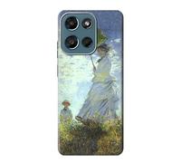 Claude Monet Woman with a Parasol Etui Coque Housse pour Motorola Moto G (2026), G Play (2026)