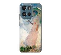 Claude Monet Woman with a Parasol Etui Coque Housse pour Motorola Moto G (2026), G Play (2026)