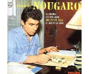 Claude NOUGARO - Le cinema ltd ed CARD SLEEVE - Original 60s french Sleeve ! 4-track