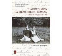 Claude simon - la memoire du roman - Mireille Calle-Gruber - Impressions Nouvelles - broché - Essai