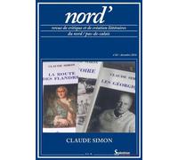 Claude Simon N°68 - Décembre 2016 - Frédérique Peron - Societe De Litterature Du Nord - broché - Revue