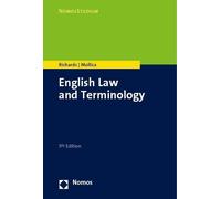 Claudina Richards Viviana Mollica English Law and Terminology (Poche)