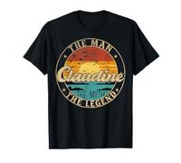 CLAUDINE The Man The Myth The Legend First Name T-Shirt
