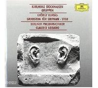 CLAUDIO ABBADO/BP - GRUPPEN/STELE/GRABSTEIN CD 5 TRACKS STOCKHAUSEN/KURTAG NEUF