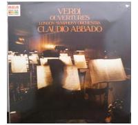 CLAUDIO ABBADO - VERDI OVERTURES LP (VINYL ALBUM) ITALIAN RCA 1986