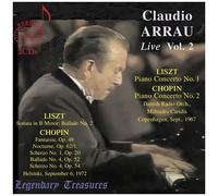 Claudio Arrau - Claudio Arrau Live, Vol. 2 [Compact Discs]