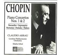 Claudio Arrau, Piano - Chopin: Piano Concertos Nos. 1 & 2 London Philharmonic Inbal (UK Import)