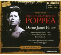 Claudio Monteverdi: The Coronation of Poppea by Claudio Monteverdi [CD] NEUF