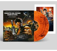 Claudio Simonetti - Hands Of Steel (Vendetta Dal Futuro) (Original Soundtrack) [Limited Clear Smoke Orange Colored Vinyl With Poster] [Vinyl LP]