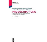 Claudius Eisenberg Rainer Gildeggen Andreas Reuter Andrea Produkthaftung (Relié)