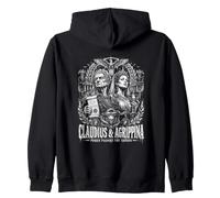 Claudius et Agrippina Power empoisonne Le trône Grec Sweat à Capuche