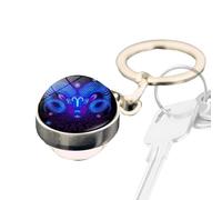 Claus De La Chaîne De Touches : Pendentif Clé Zodiaque, Porte-Clé D'Astrologie | Accessoire De Sac Foncé GLOW, Ornement De Sac Céleste, Porte-clés Horoscope, Élégant Sac À Dos De Sac À Dos, Q