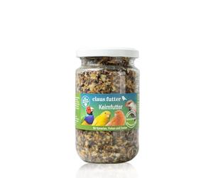 Claus Nourriture germée | 370 ML | Complément Alimentaire pour canaris, pinsons et Exotiques | Nourriture et Faible en Gras | avec vitamines et enzymes importantes | sans conservateurs