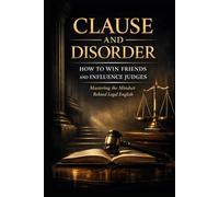 CLAUSE AND DISORDER - HOW TO WIN FRIENDS AND INFLUENCE JUDGES: Mastering the Mindset Behind Legal English