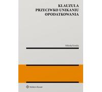 Clause anti-évasion Miko³aj Kondej (Buch auf Polnisch)