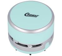 Clauss 2Clean Aspirateur de Table Vert Menthe | Mini aspirateur comme Gadget de Bureau | Idéal pour Le Bureau, la Maison ou la Voiture | 2 x Piles AA (Non incluses) | Facile à Nettoyer | CL-50002 00