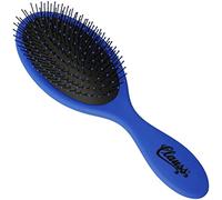 Clauss Wash & Brush Brosse à cheveux longs avec coussin d'air et poils flexibles en nylon Bleu/noir 70 g