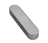Clavette plate à bout arrondi M12 M14 M16 M18 A3 acier A2 clé parallèle arbre d'entraînement à extrémité ronde goupille de clavette plate(12x8x80mm 5PCS)