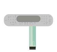 Clavier à membrane 9756559ES WP9756595ES pour four Whirlpool KGRA806PBL00 KGRA806PBT00 KGRA806PSS00 KGRA806PWH00 1066317 AP6013948 AP6013953 PSS 11747 Remplacement 180