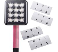 Clavier à membrane APEM AC3535 autocollant, avec bande de repérage matrice 4 x 4 1 pc(s)