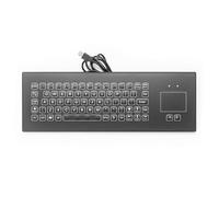 Clavier à Membrane Ultra-Mince en métal Industriel, étanche IP66, de qualité médicale, avec pavé Tactile intégré USB